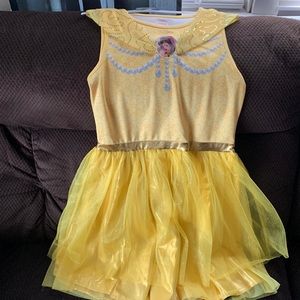 Yellow belle dress